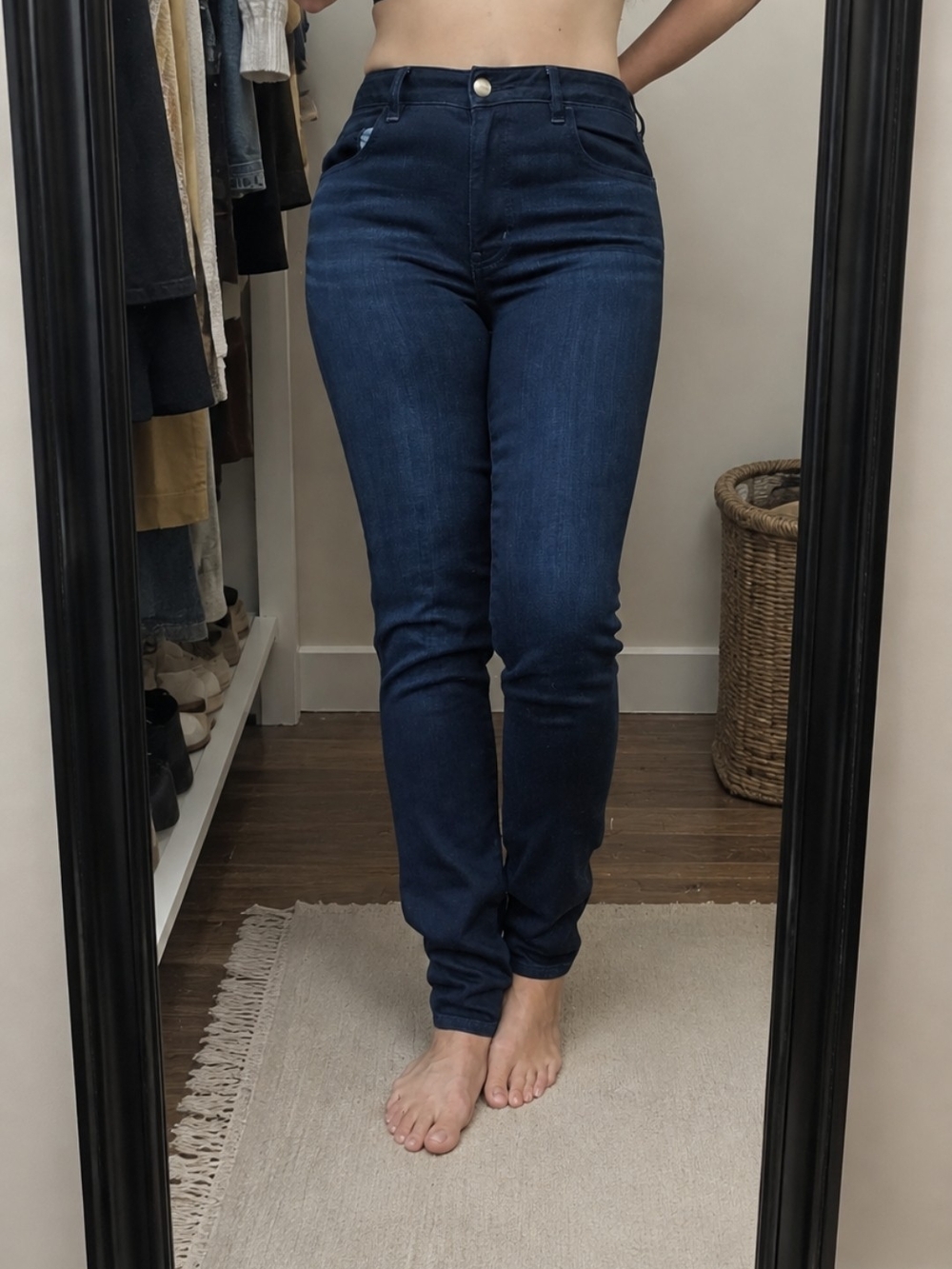 American Eagle Outfitters Dark Blue Skinny Jeans